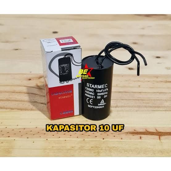 KAPASITOR MESIN AIR 10 UF STARMAC ARD