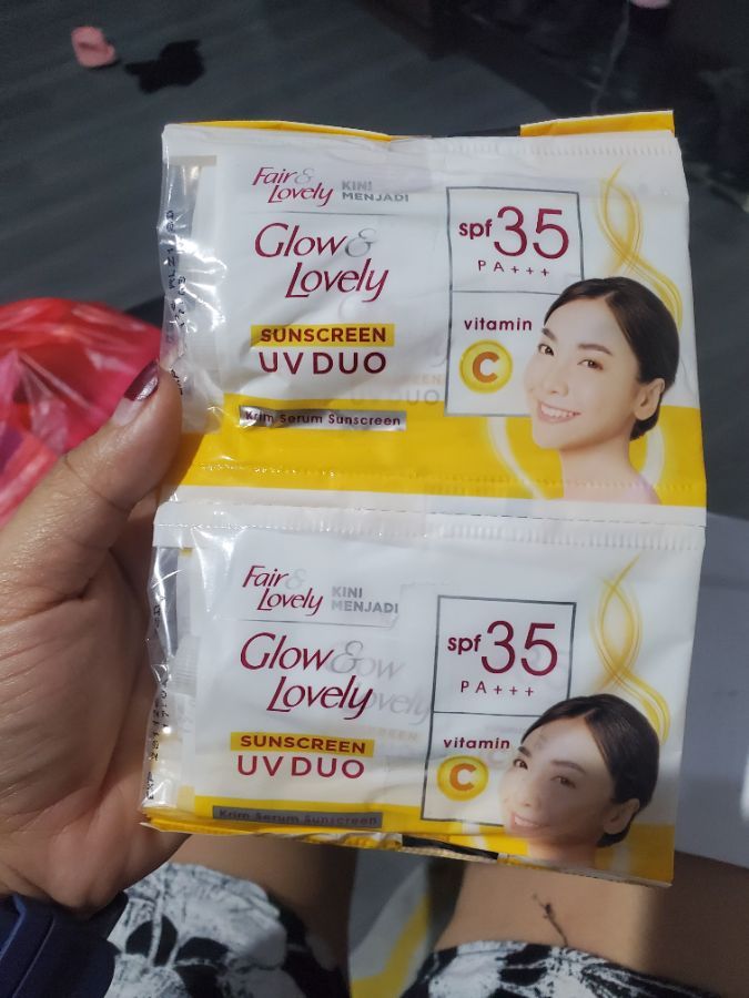 Fair lovely Cream Sunscreen sachet spf35 7Gr