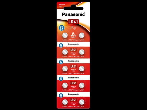 BATU BATERAI LR41 PANASONIC