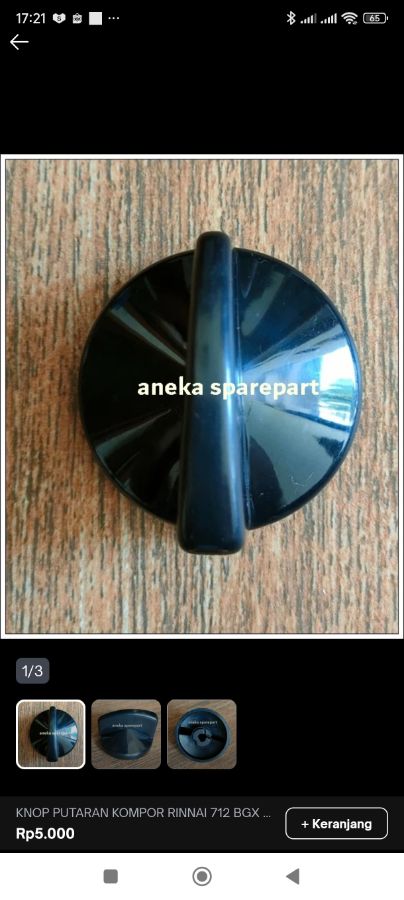 KNOP KOMPOR RINNAI 712 BGX