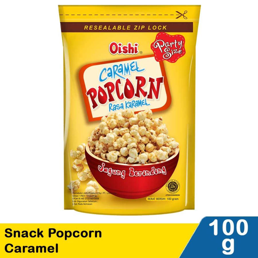 Oishi popcorn caramel 100gr