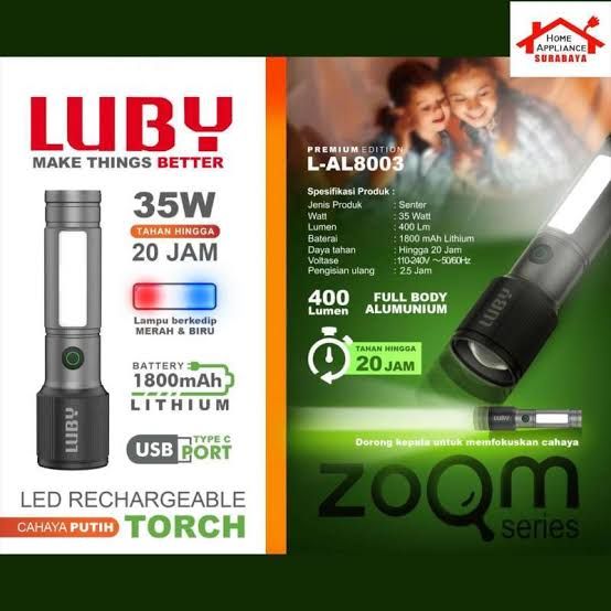 SENTER LUBY ZOOM 35W L AL 8003