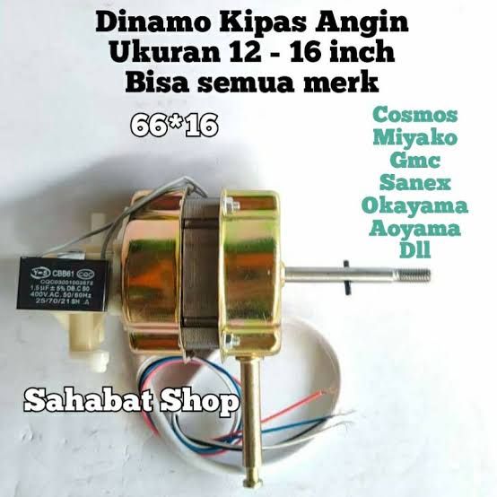 DINAMO KIPAS 66 X 16 MEIKO