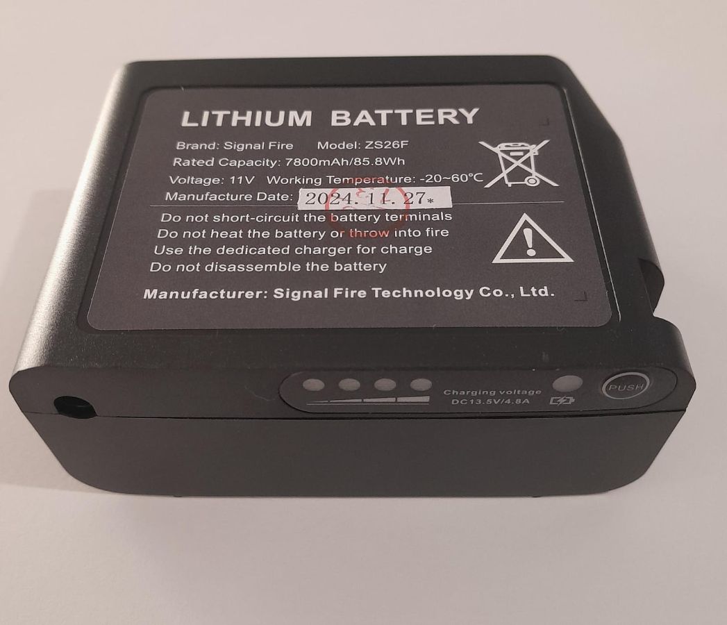 Baterai splicer ai6, ai8, ai9, ai10, ai20, ai30 ZS26F7-8ah