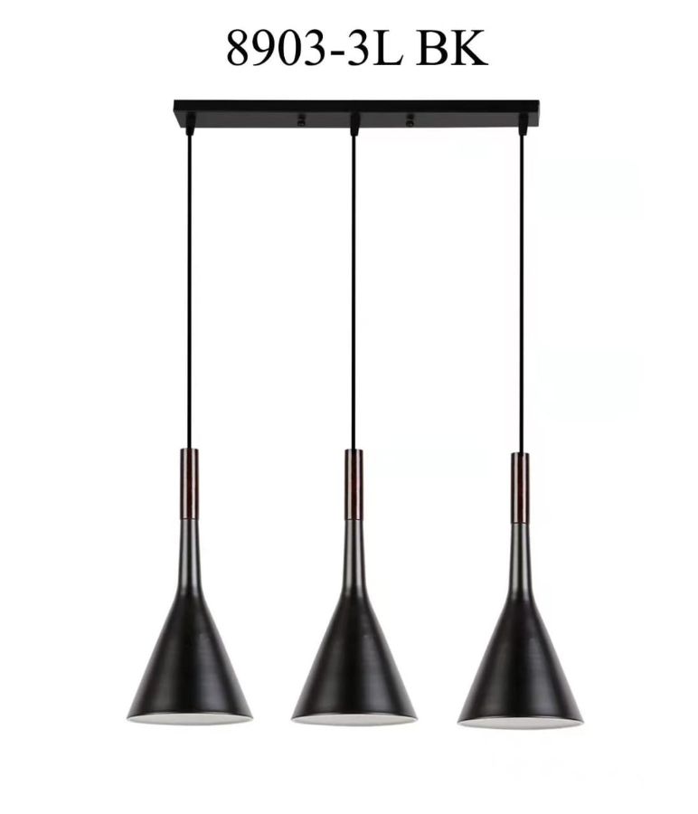 LAMPU GANTUNG 8903/3L BK CHELIO