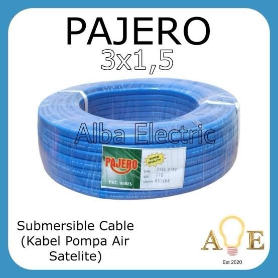 KABEL SIBEL PAJERO 3 X 1.5 50 YARD
