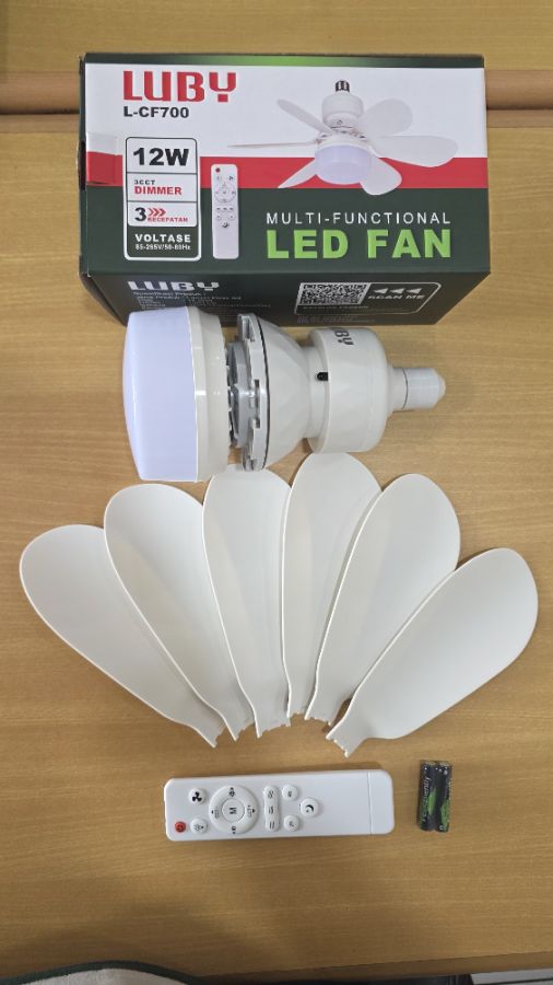 LAMPU KIPAS LUBY 12W CF 700