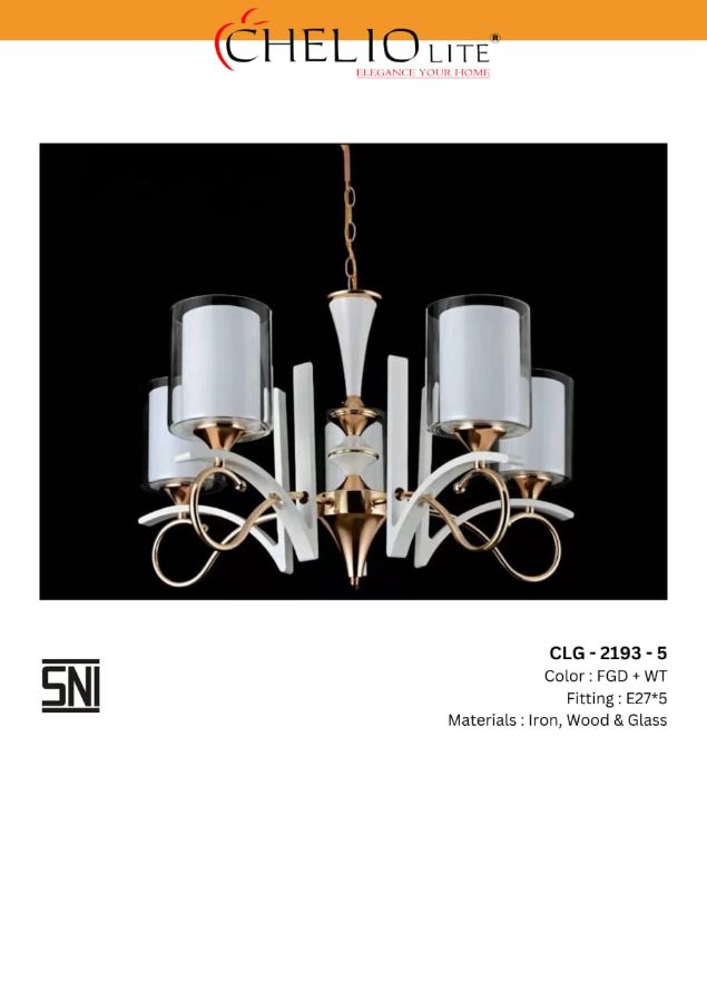 LAMPU GANTUNG CHELIO CLG-2193-5