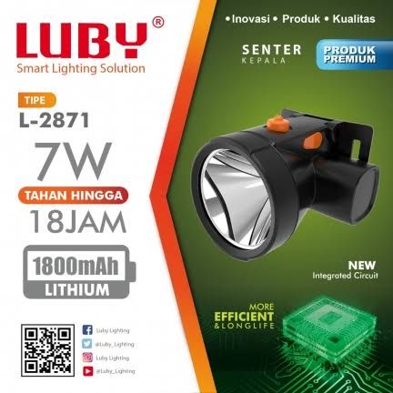 SENTER KEPALA 7W 2871 LUBY