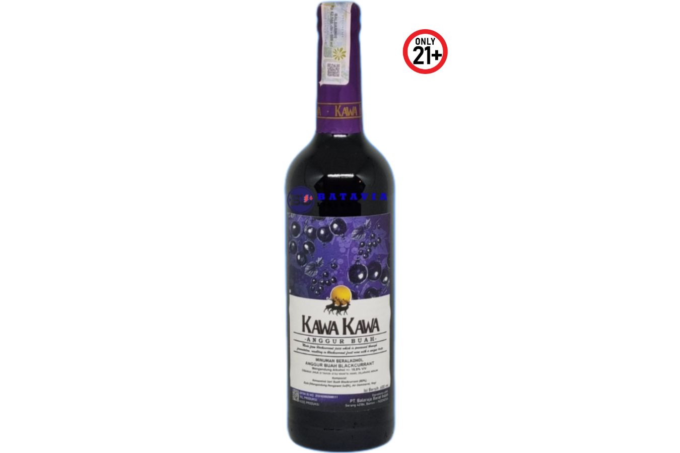 21+ Kawa Blackcurrant 600 mL (Botol)