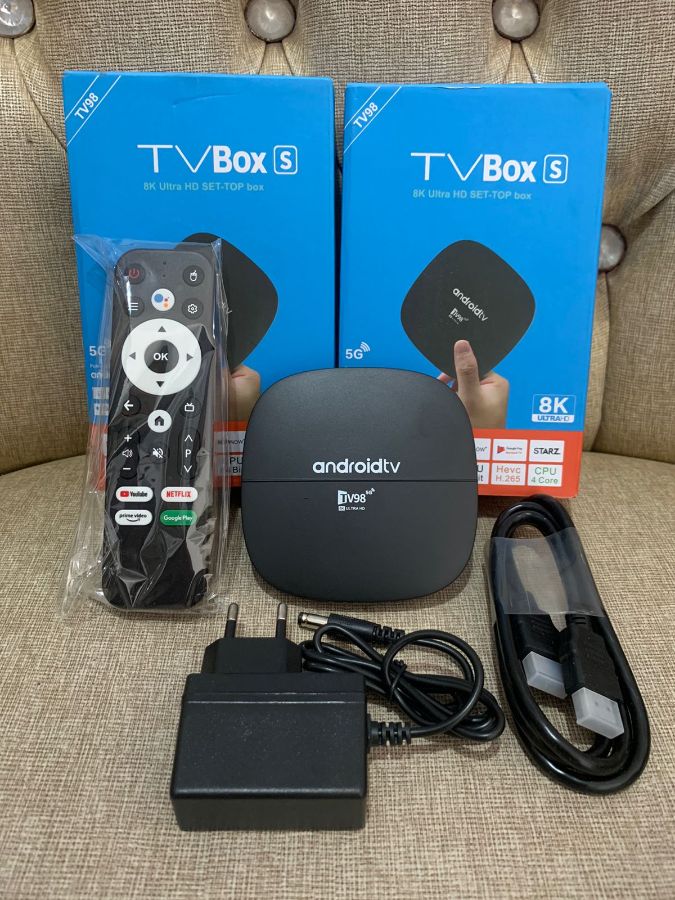 TV BOX Android TV98 5G-8K ULTRA HD STB Dual Band