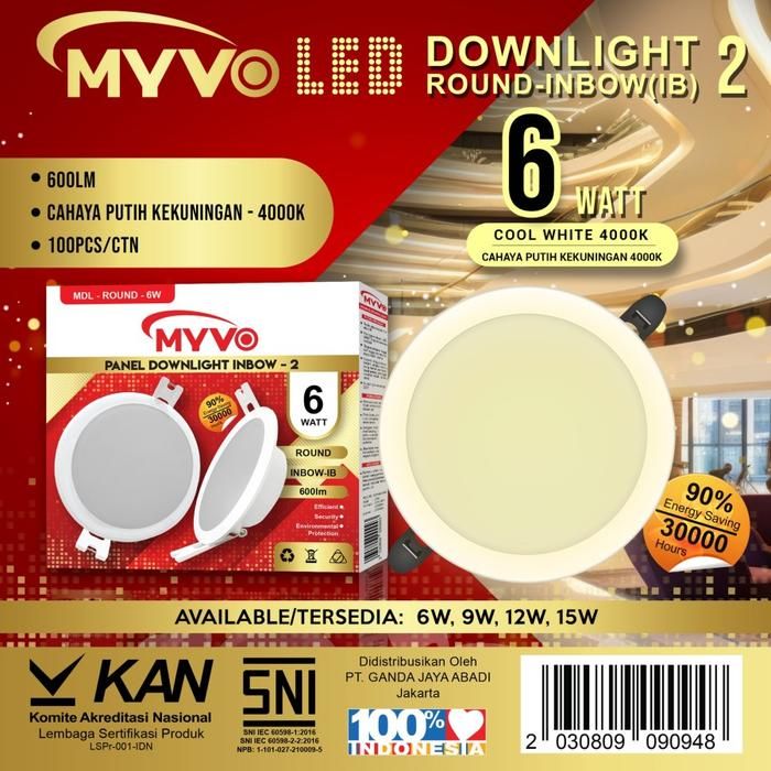 DOWNLIGHT LED 6W MYVO