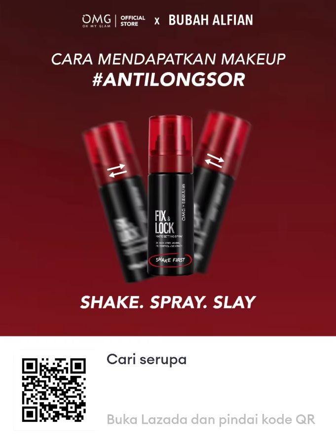 OMG Fix and Lock Matte Setting Spray 60ml