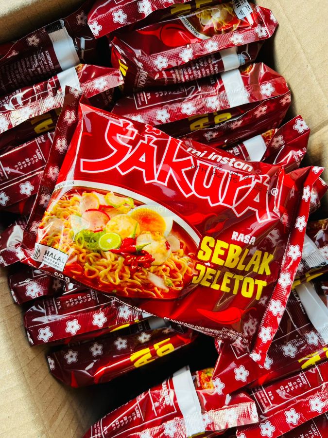 Mie Sakura seblak jeletot