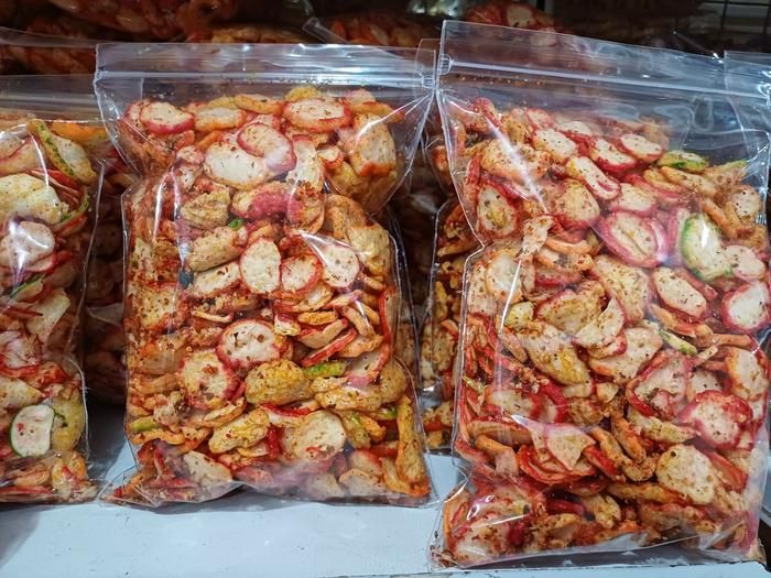 Kerupuk seblak kencur