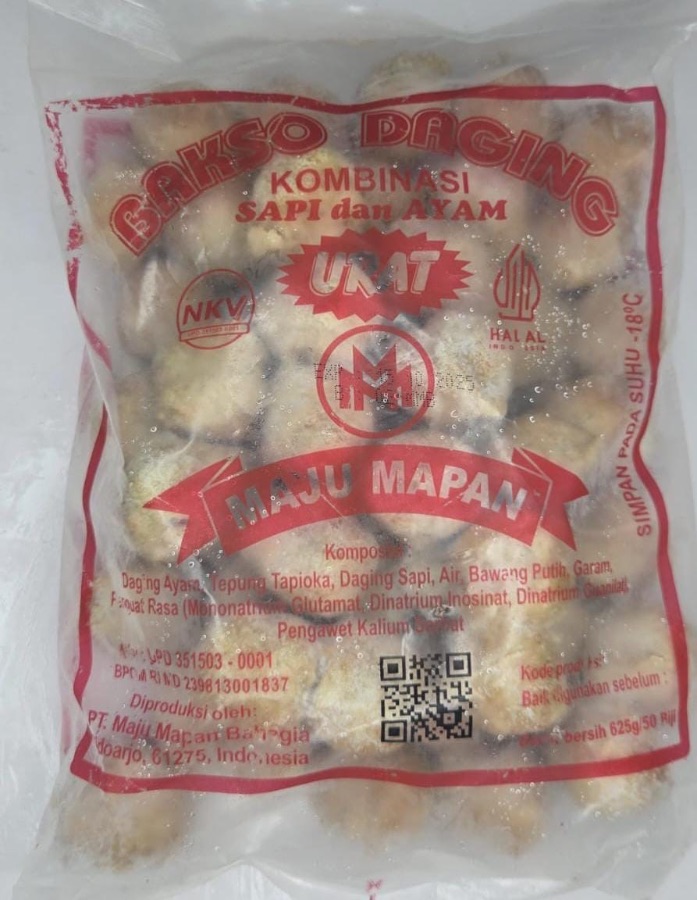 BAKSO MAJU MAPAN Bakso Urat 500gr