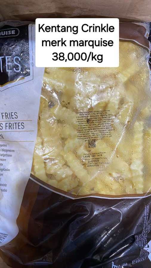 MARQUISE Kentang Crinckle 1kg