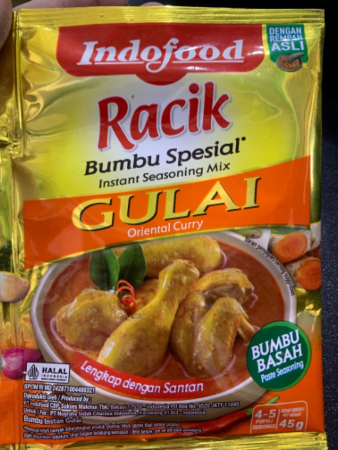 INDOFOOD RACIK gulai 45gr