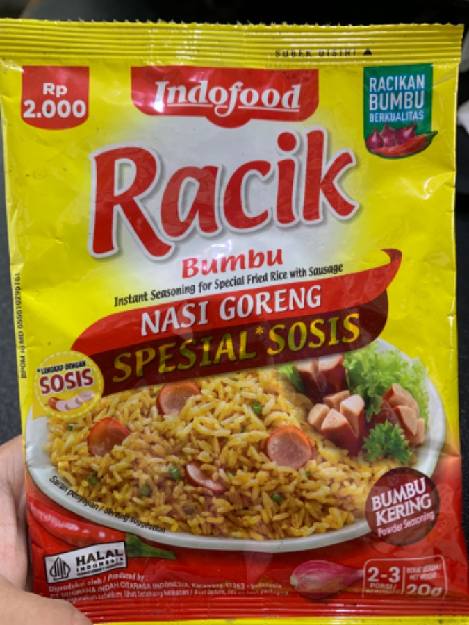 INDOFOOD RACIK racik nasi goreng spesial sosis 20gr