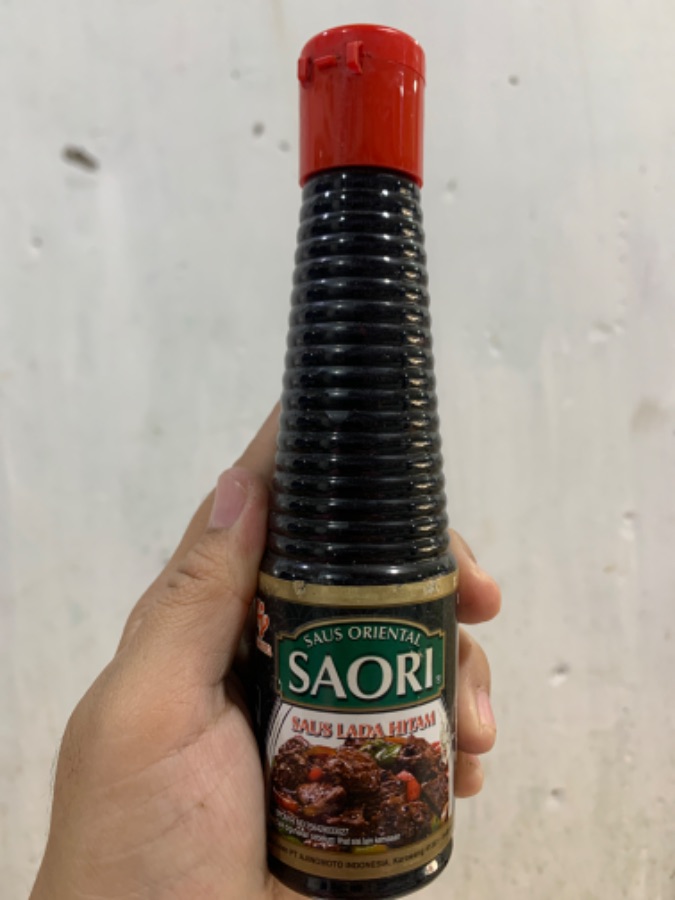 Saori Saus Lada Hitam 133 ml