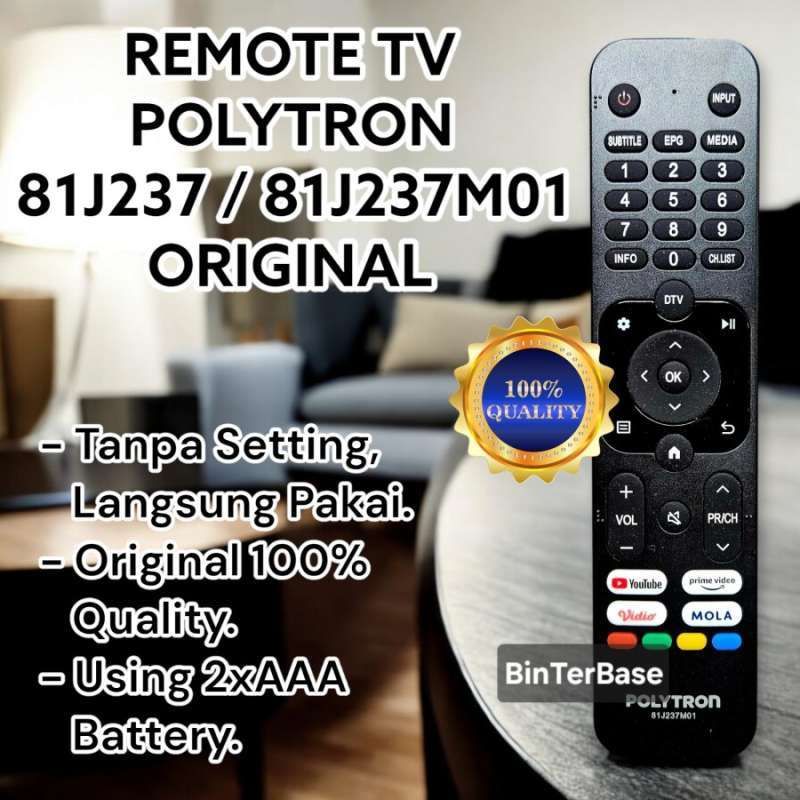 REMOT TV ANDROID POLYTRON 81J237M01