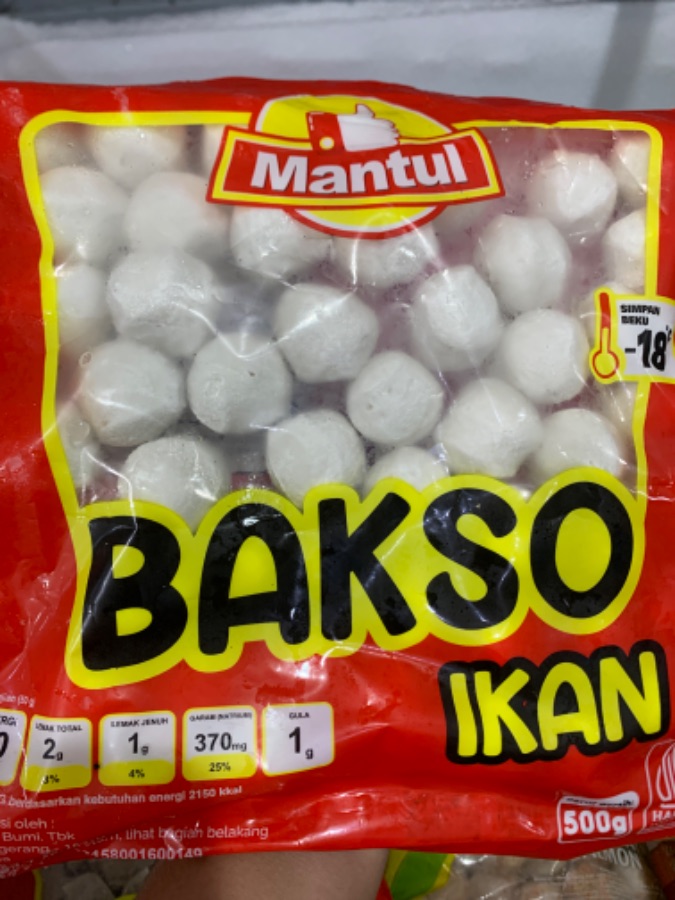 MANTUL Bakso Ikan 500 gr