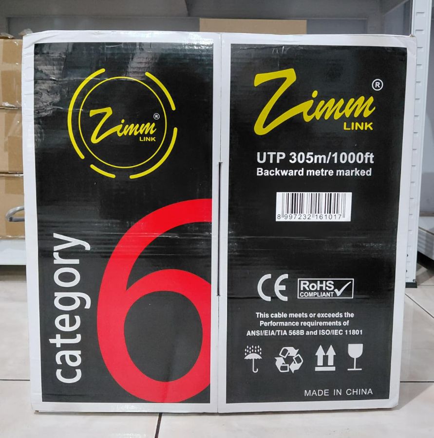 ZimmLink Kabel Lan UTP Indor CAT 6