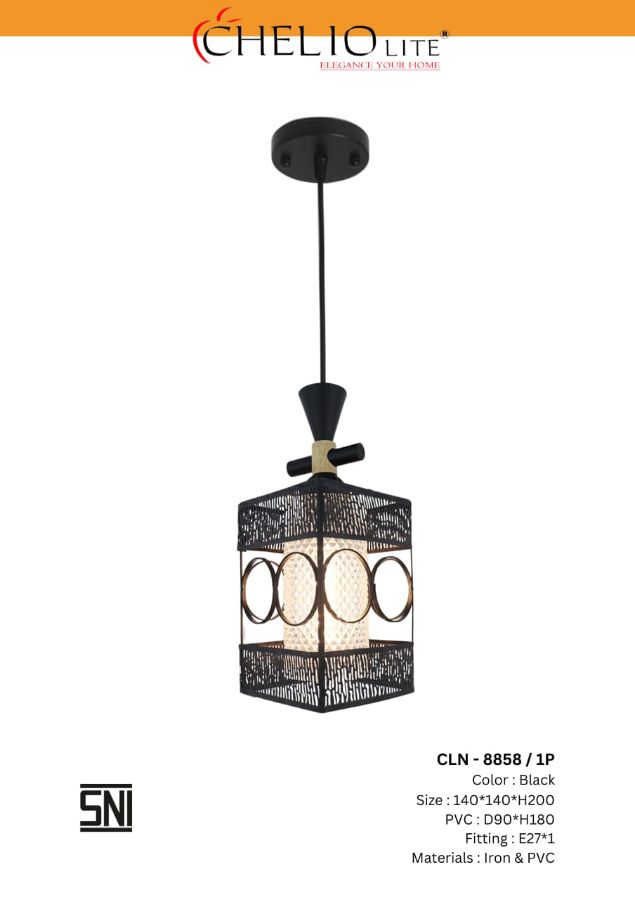 LAMPU GANTUNG CLN 8858 1P