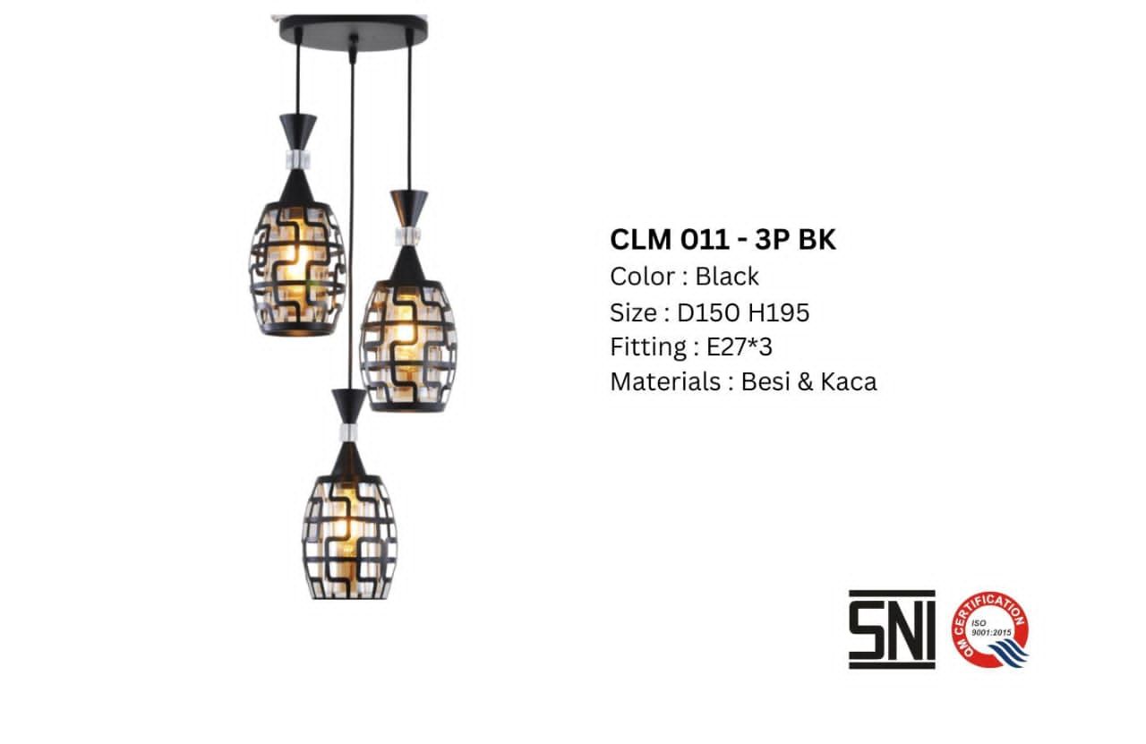 LAMPU GANTUNG CLM 011 3P