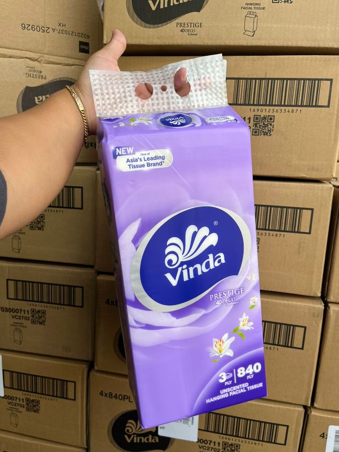 Tissue vinda gantung