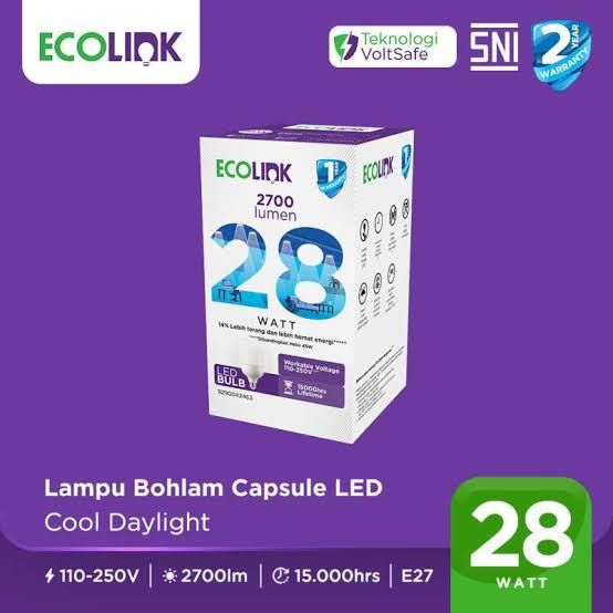 LAMPU ECOLINK 28 WATT