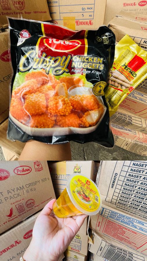 Yona crispy chicken nugget 500gr+sosis