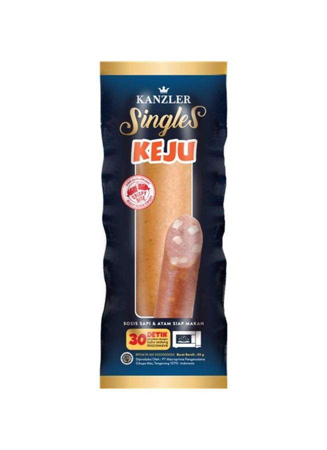 Kanzler sosis single keju 65g