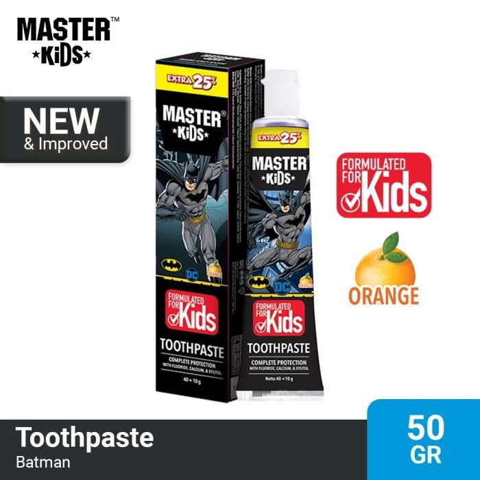 Master kids toothpst batman 40gr