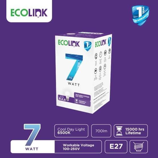 LAMPU ECOLINK 7 WATT