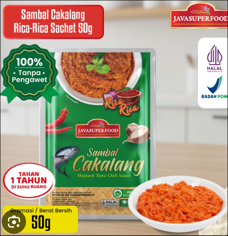 Sambal cakalang rica 50g
