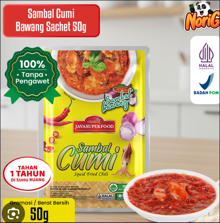 Sambal cumi 50gr