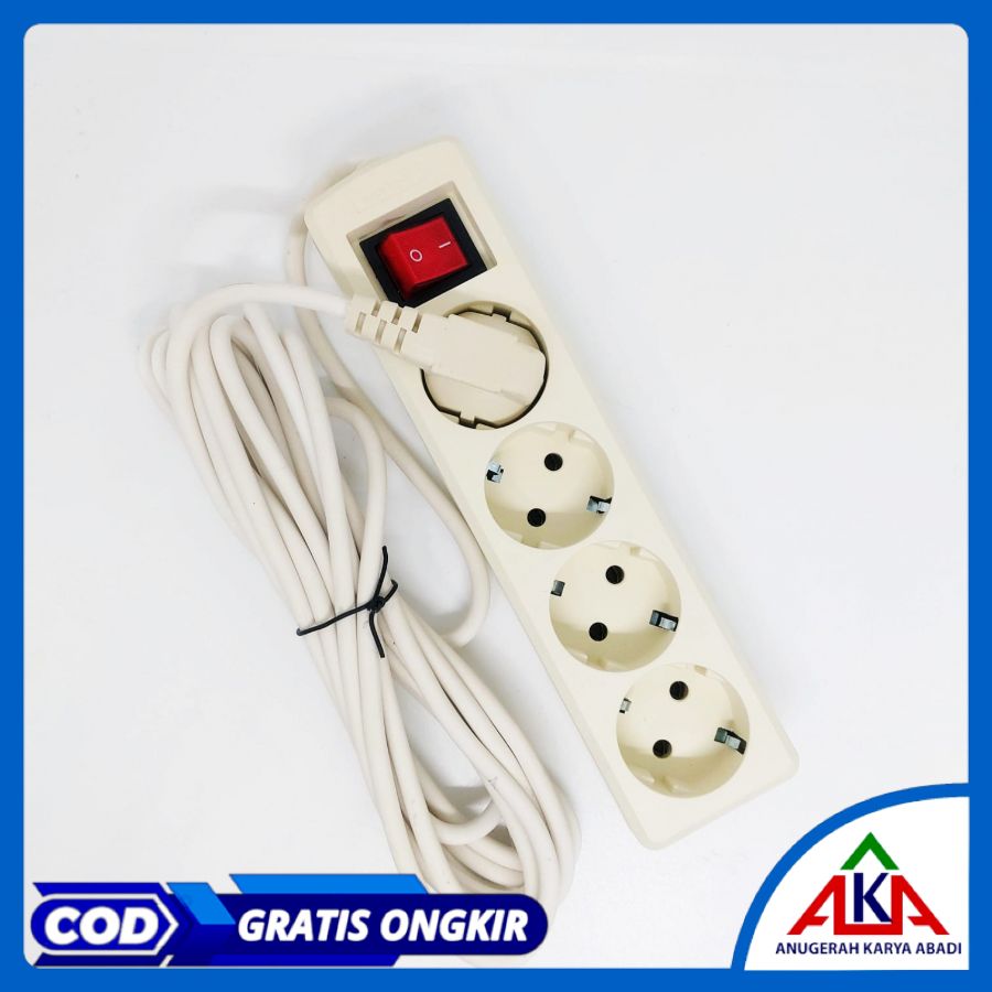 STOP KONTAK KABEL 4L 3M VANTRON