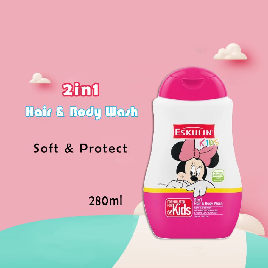 Eskulin kids hairbodywsh softprotecd 280ml