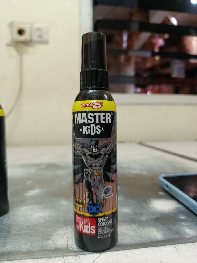 Master kids spray blackcurrant 80ml (batman) 