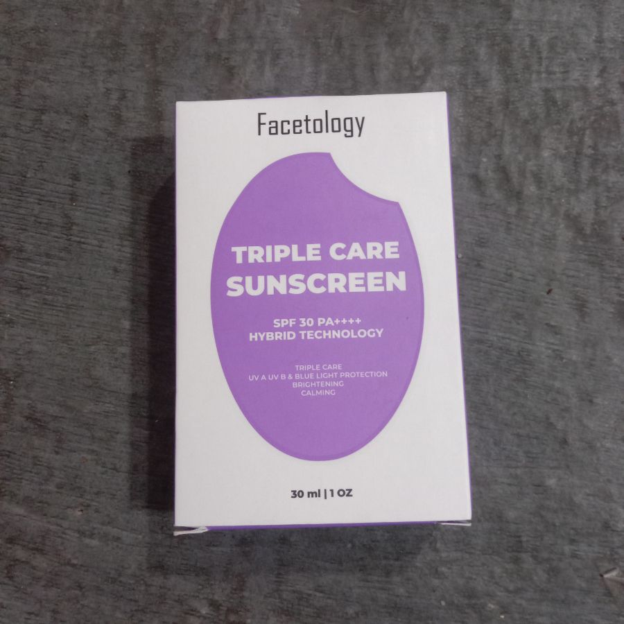 Facetology Triple Care Sunscreen 30ml