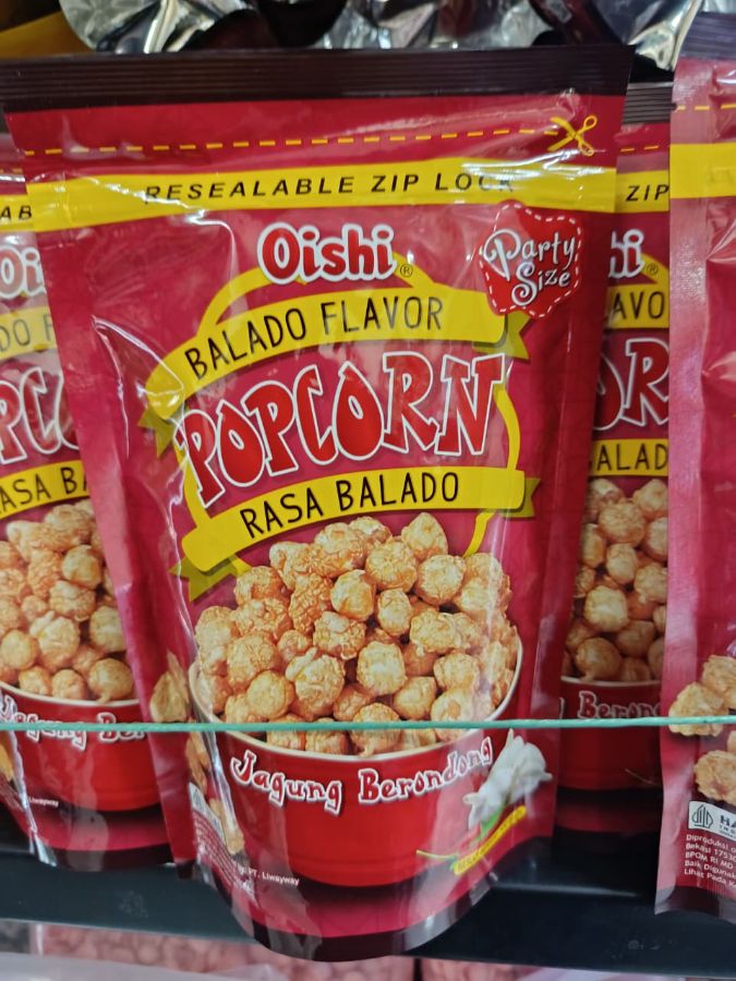 Oishi popcorn balado 100gr