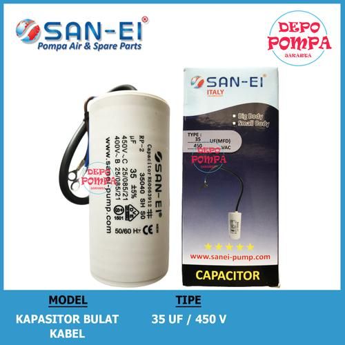 KAPASITOR MESIN CUCI 35 UF SANEI