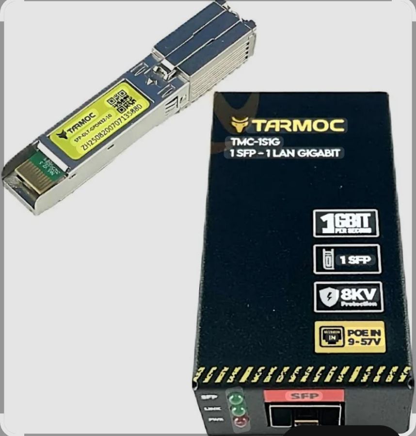 SFP OLT MINI GPON TARMOC + MEDIA CONVERTER 