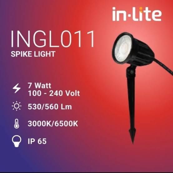 LAMPU TAMAN TUSUK INLITE 7W KUNING
