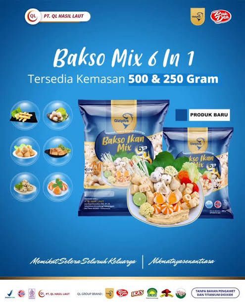 GiziPlus Bakso Ikan Mix 500gr