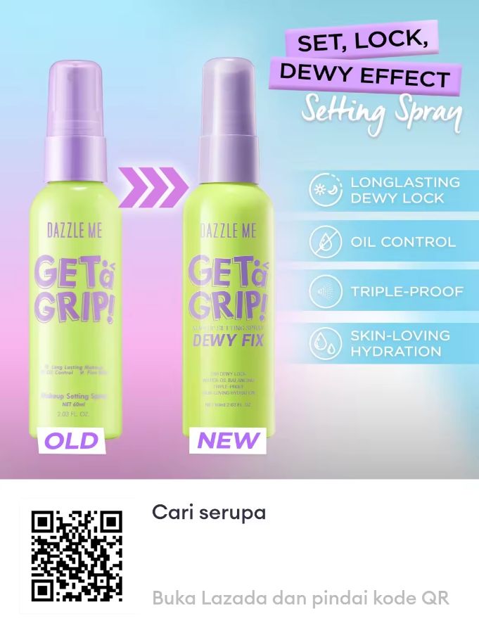 Dazzle Me Get a Grip Setting Spray 60ml