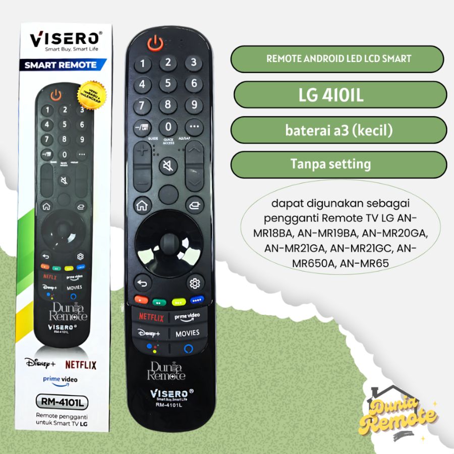 REMOT TV LED LG ANDROID VISERO