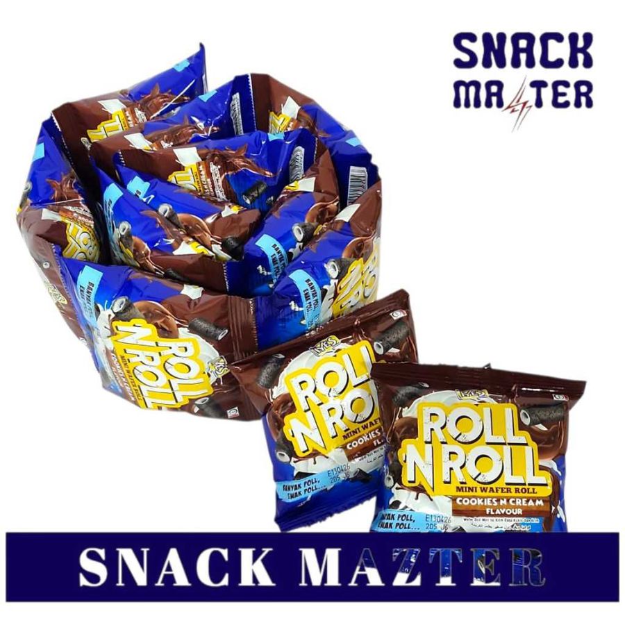 Roll N Roll Cookies N Cream 20Gr Renceng