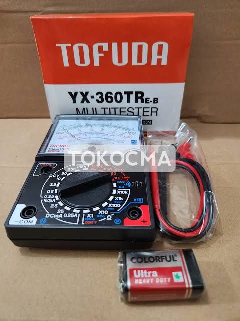 MULTITESTER TOFUDA 360 + BATERAI
